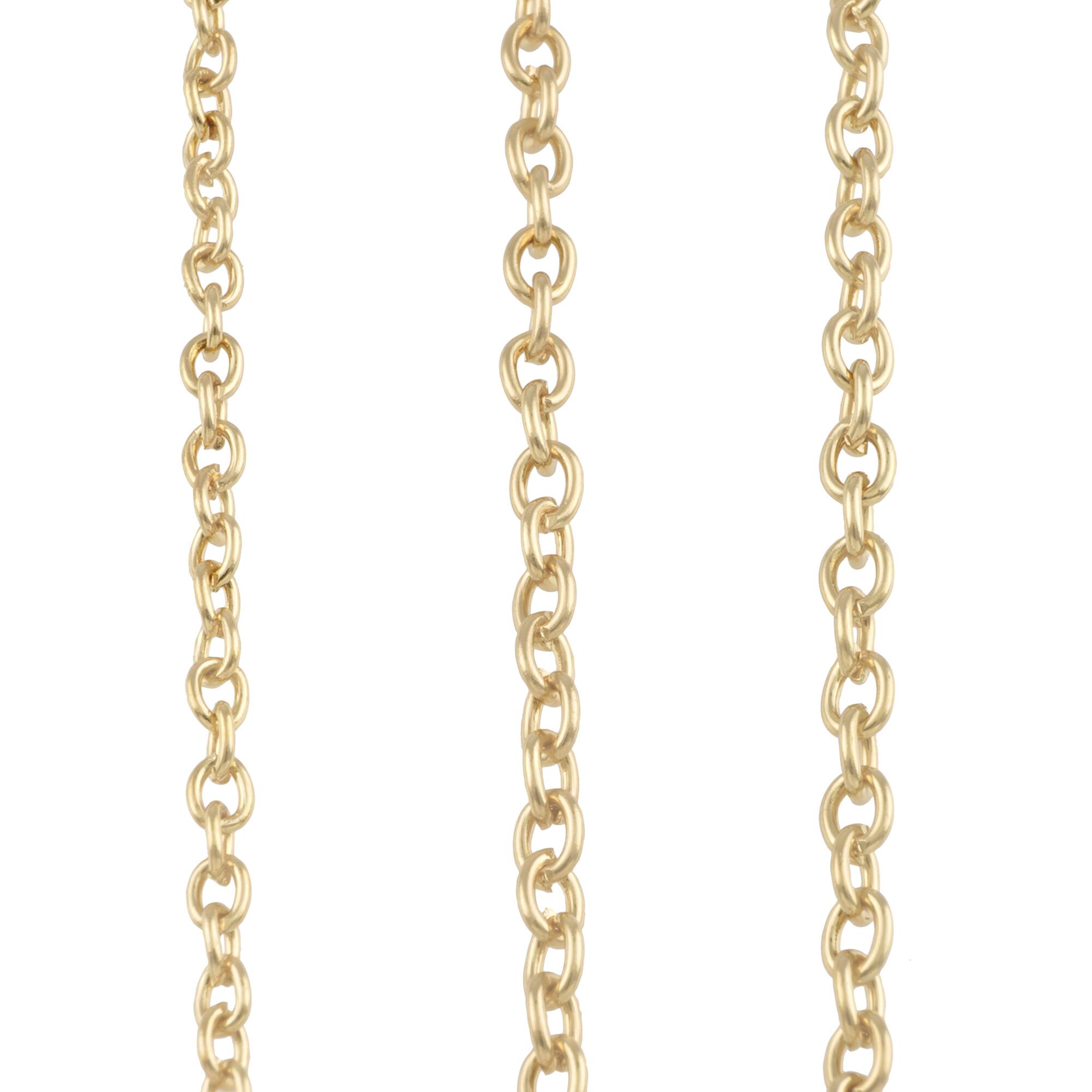14K Gold Plated Cable Necklace Set by Bead Landing™